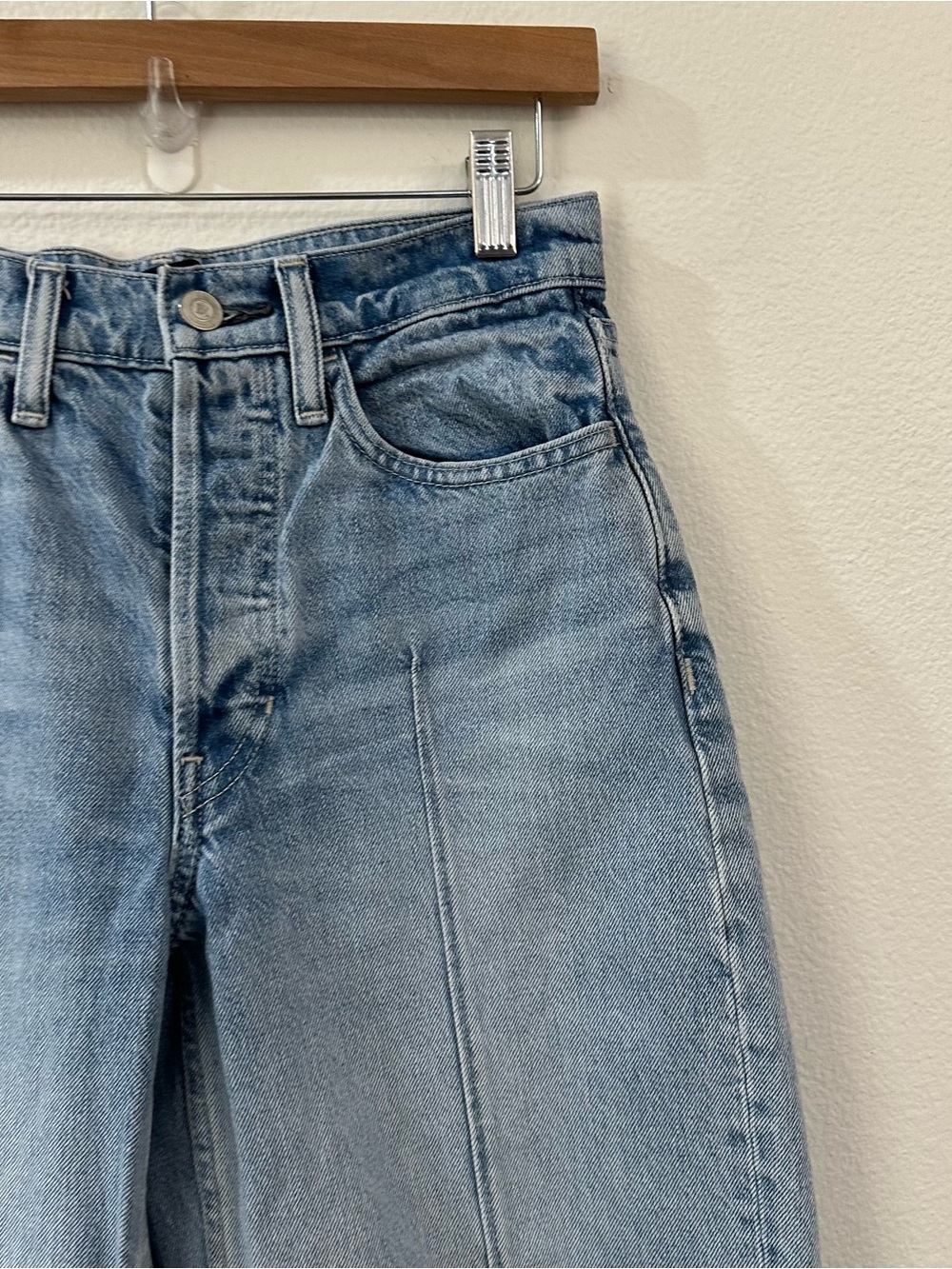 Banana Republic The Pintuck Jean Size 26P Wide Leg - Picture 6 of 11